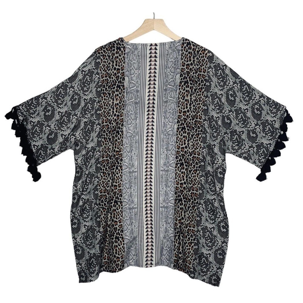 Anthropologie Conditions Apply Luca Tasseled Tunic Womens Plus Size 1X NWT $130 - Picture 10 of 16